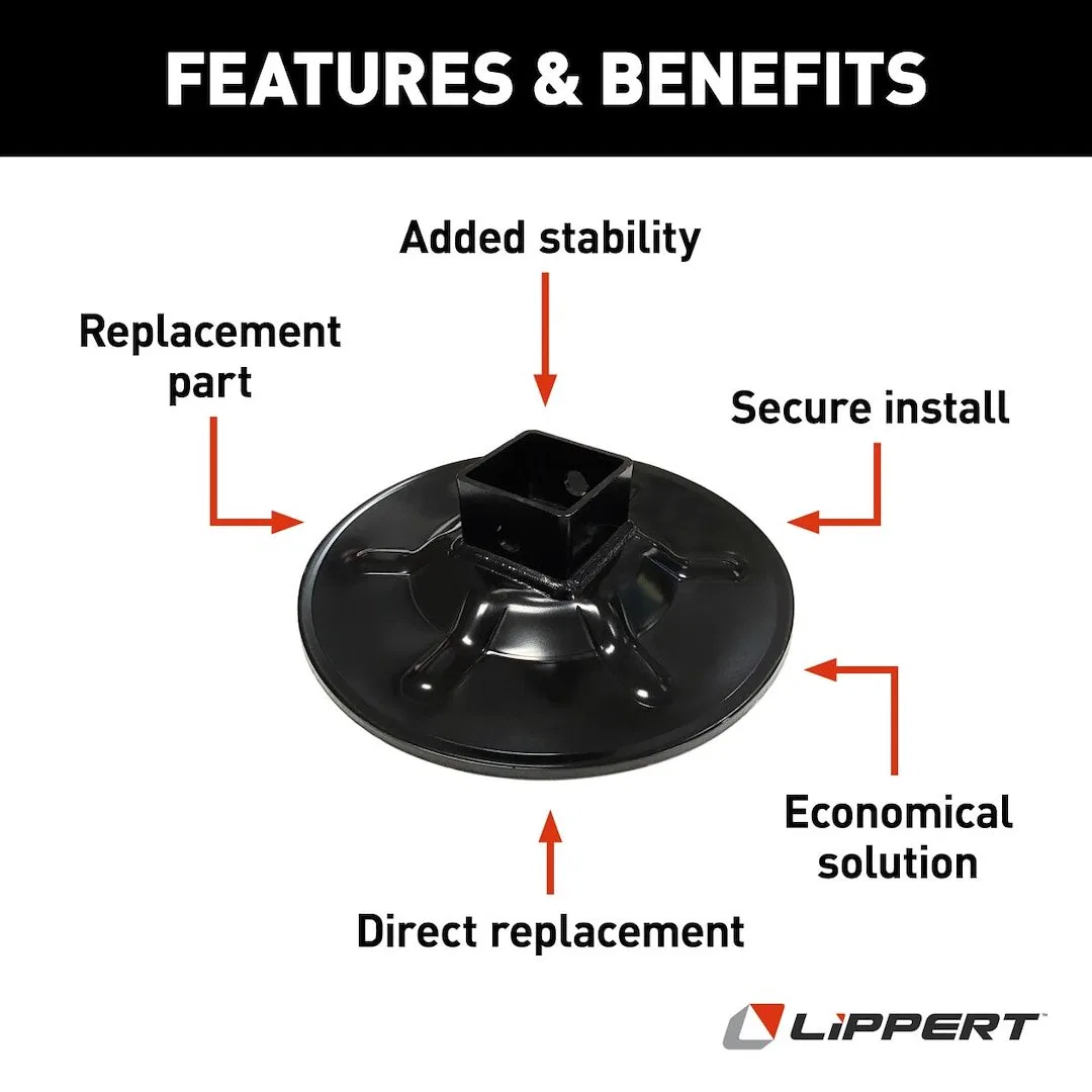 362486 – LIPPERT COMP Leveling Jack Foot Pad, Use With Front Hall Effect Jack For Lippert Ground Con - view 3